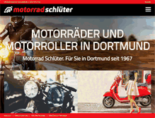 Tablet Screenshot of motorrad-schlueter.de